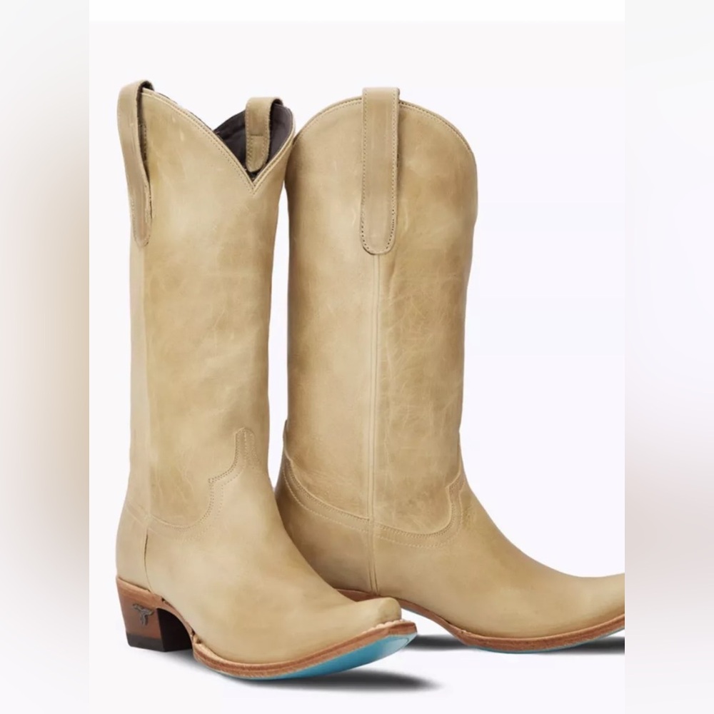 Tan Leather Heeled Boots